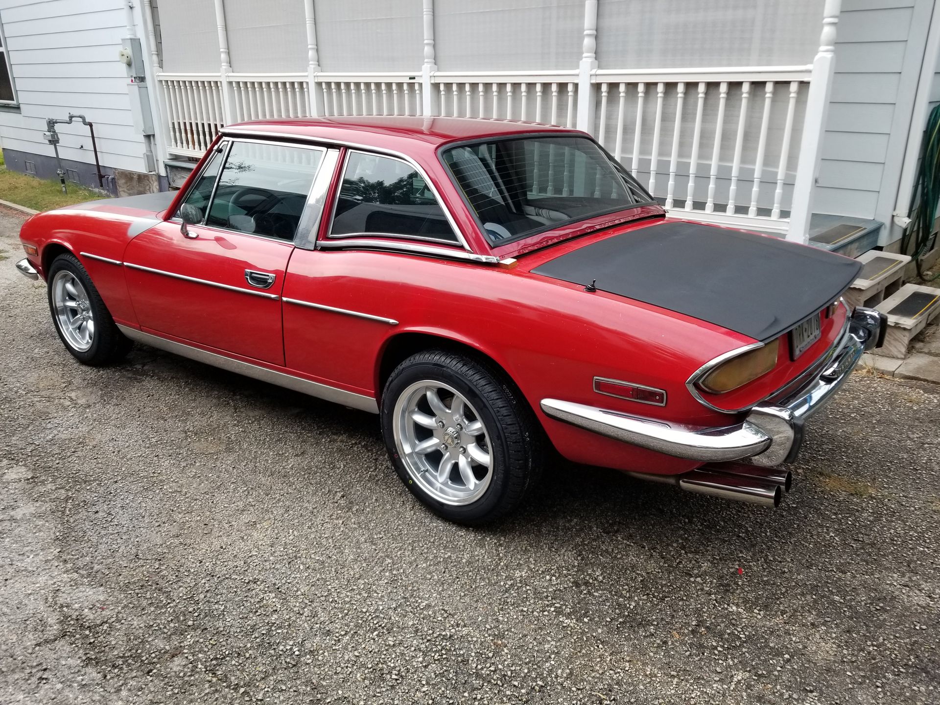 Triumph Stag with VTO vintage aluminum wheels - Photo 2