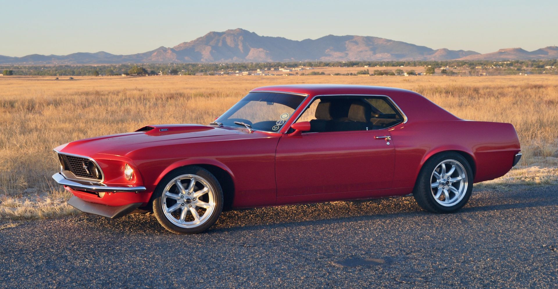 Ford Mustang with VTO vintage aluminum wheels - Photo 19