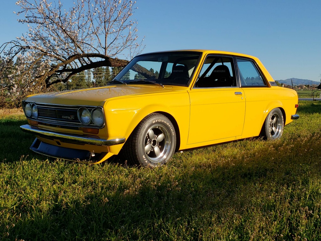 Datsun 510 with VTO vintage aluminum wheels - Photo 17