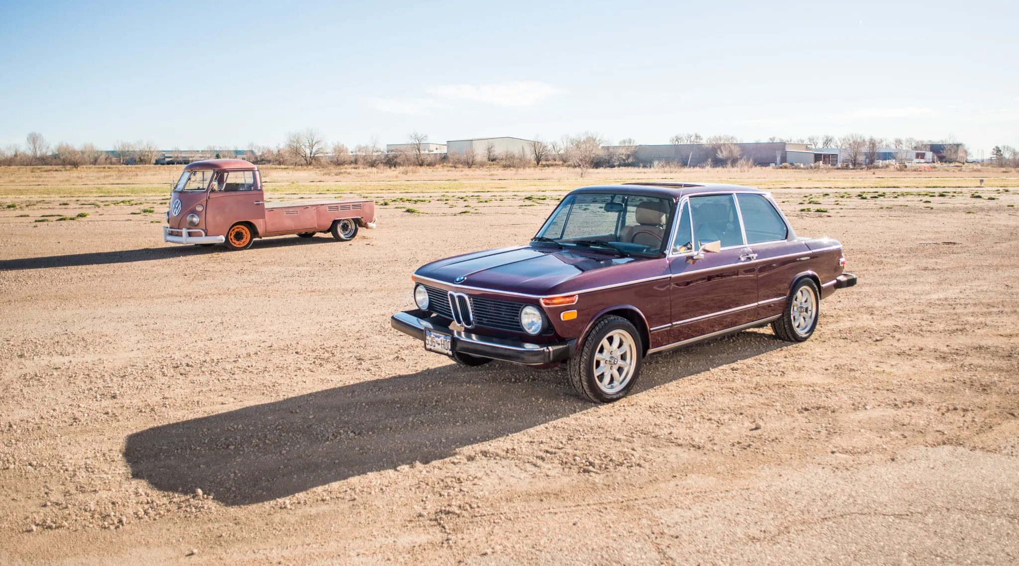 BMW 2002 with VTO vintage aluminum wheels - Photo 4