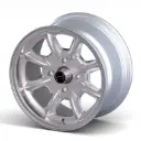 Set of 4 Silver Classic 8 Wheels, 13"x7" Size, for Classic Mini VTEC
