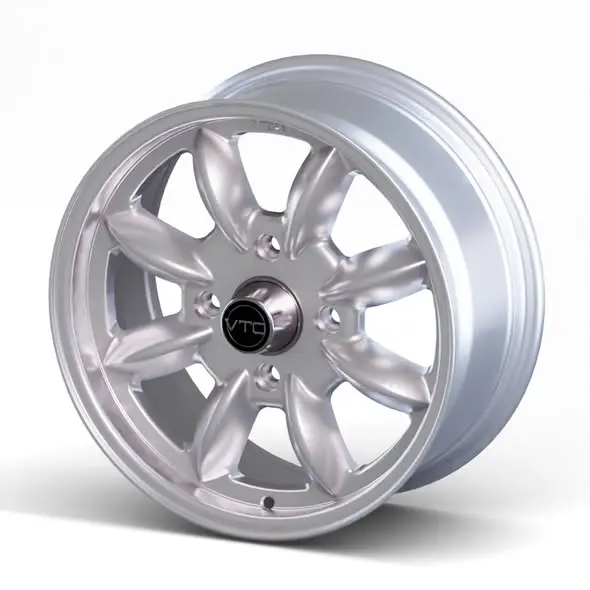 Set of 4 Silver Classic 8 Wheels, 16"x7" Size, for Mazda Miata NA, NB